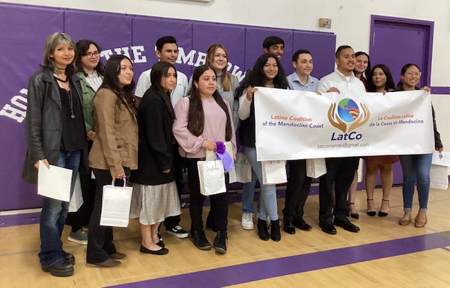 Presentation of scholarships for Fort Bragg Latino students entering college or University